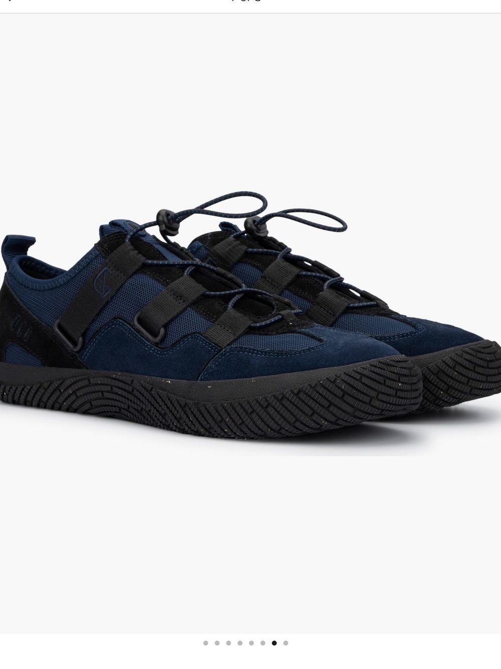 HYBRID GREEN LABEL Velocity Sneaker - Navy/Black Size 10 NWT